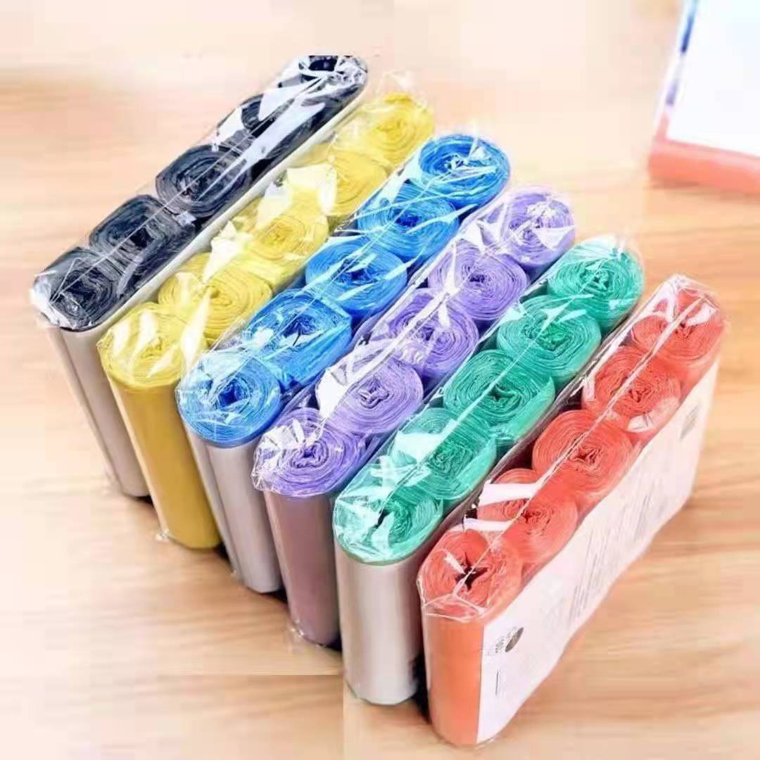 New material thickened garbage bag breakpoint plastic bag continuous roll Point Break Hotel household garbage bag manufacturers