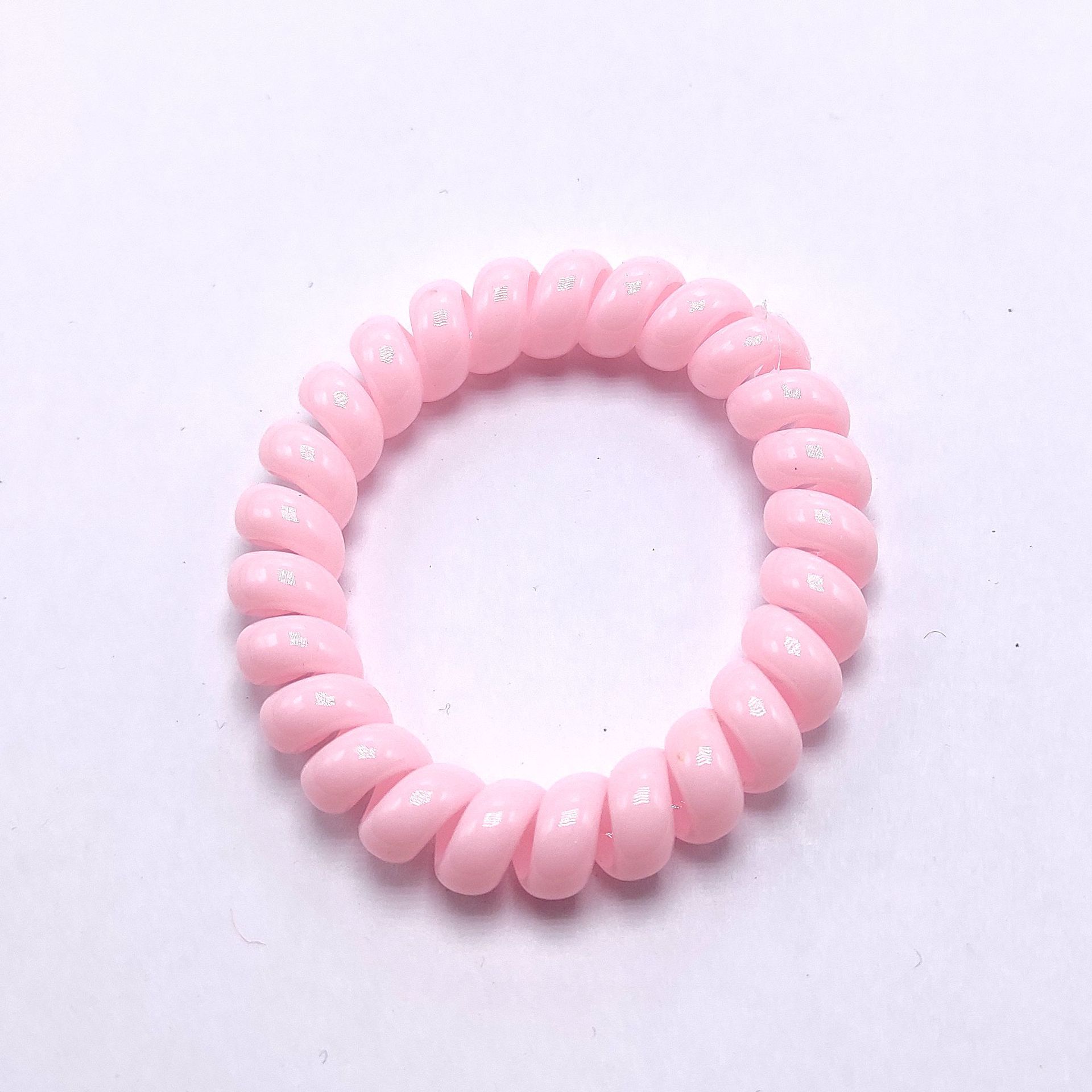 Picture of Candy Color Bold Bracelet Telephone Line Hair Ring Extra Large Rubber Band South Korea Headwear Hair Accessories Headband Spring Ring