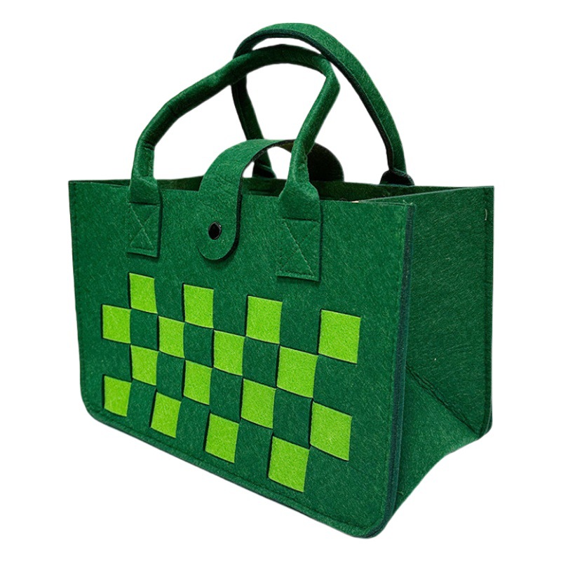 New Dragon Boat Festival Felt Bag Company Dragon Boat Festival Accompanying Ceremony Business Gift Felt Handbag Felt Bag