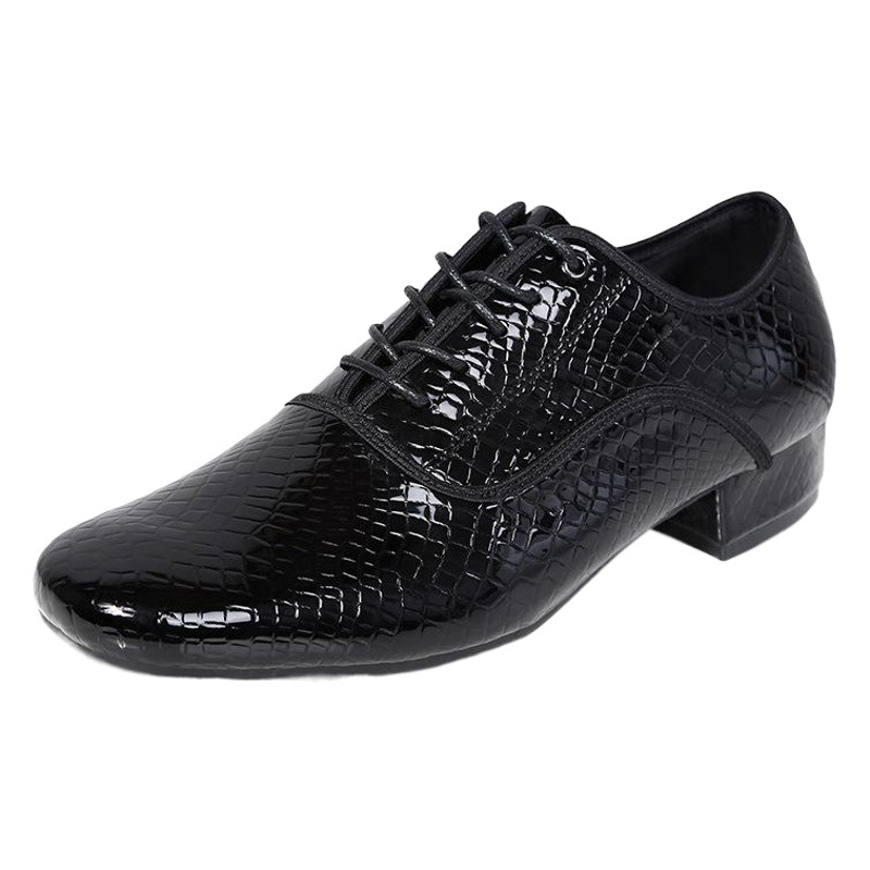 Leather men's modern dance shoes wear-resistant soles square dancing shoes ballroom dancing shoes outdoor dance shoes performance