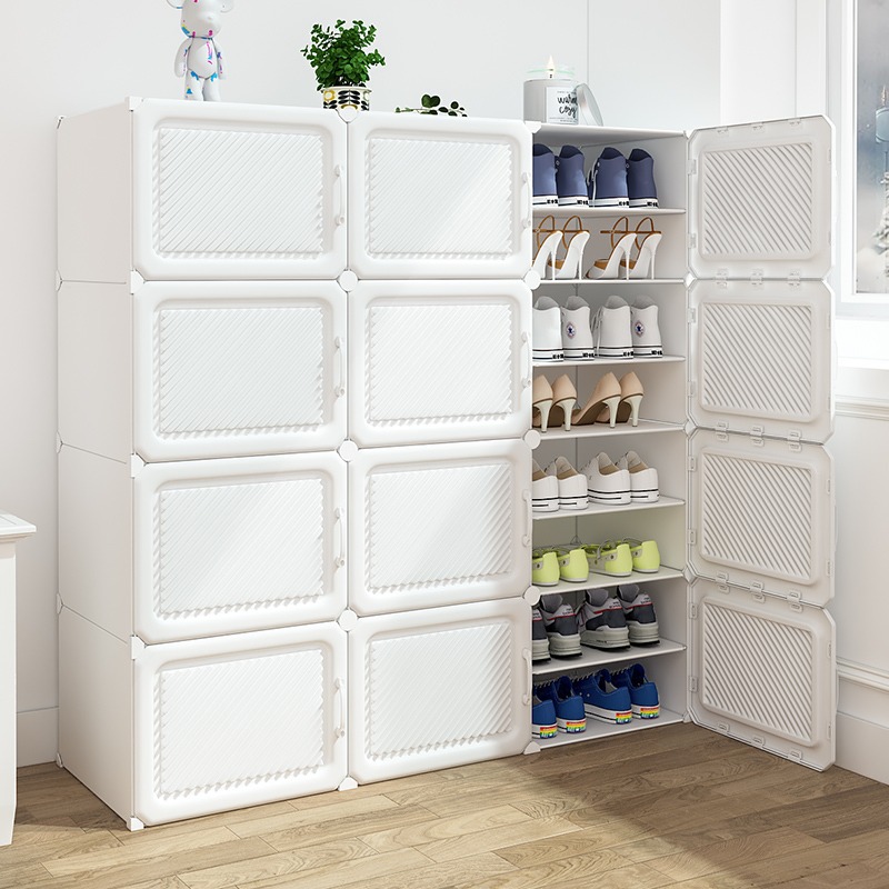 Shoe Rack for Household Simple Indoor Doorway Good-Looking Multi-Layer Dust-Proof Storage Economical Entrance Shoe Cabinet