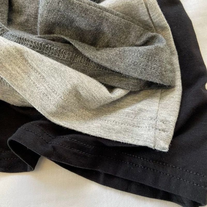 Picture of Modal Cotton Women's Shorts Spring and Summer Sports Leisure Home Fart Curtain Loose Outer Wear High Waist Wide Leg Pajama Pants Thin