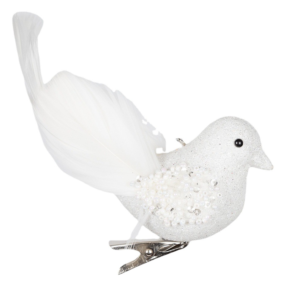 New Simulated Foam Feather Christmas Pendant Two-Color Bird Home Garden Christmas Tree Decoration Crafts Pendant