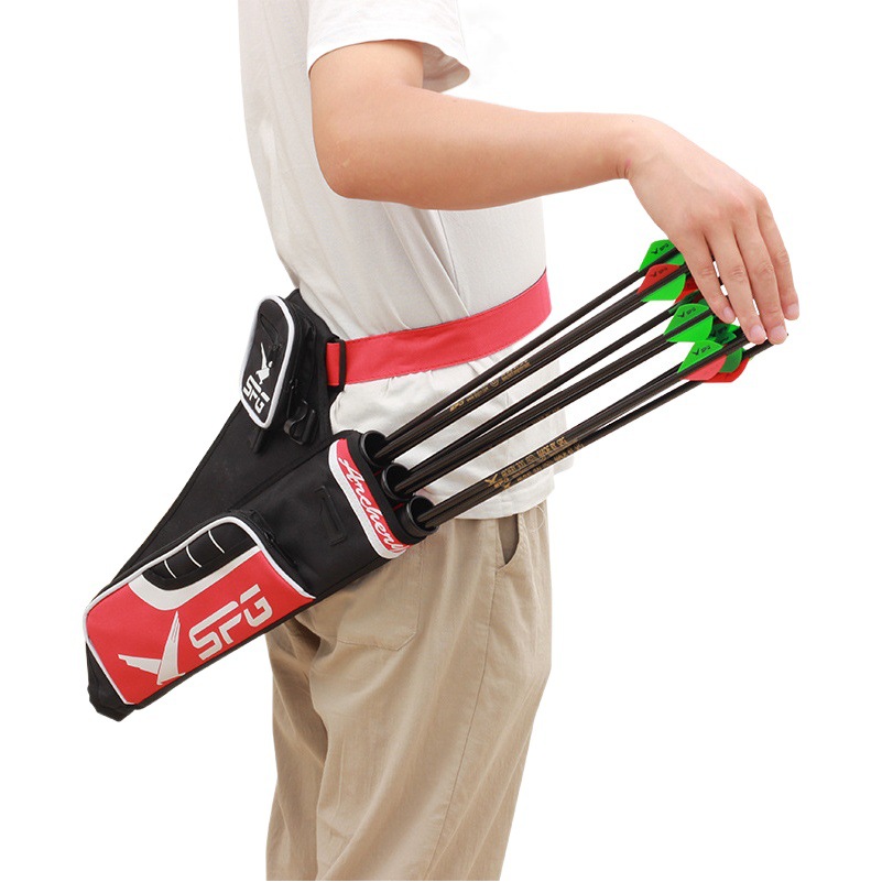 Falcon SPG Arrow Pot Three-tube Quiver Quiver Quiver Arrow Bag Competitive Competition Outdoor Archery Museum Equipment Wholesale