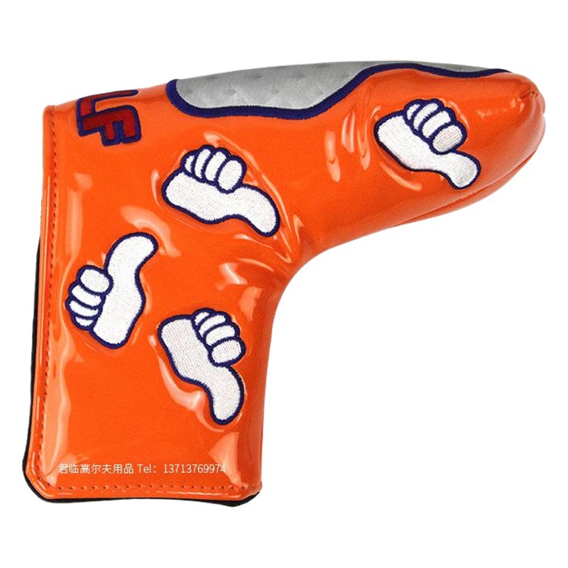 New golf thumb push rod cover push rod protective cover line-shaped push rod cover PU waterproof fabric 11 colors for selection