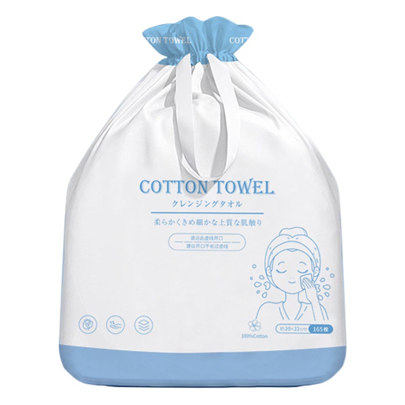 Picture of Face towel hanging drawable cotton disposable cotton soft towel cotton face towel face towel large roll batch of beauty salon
