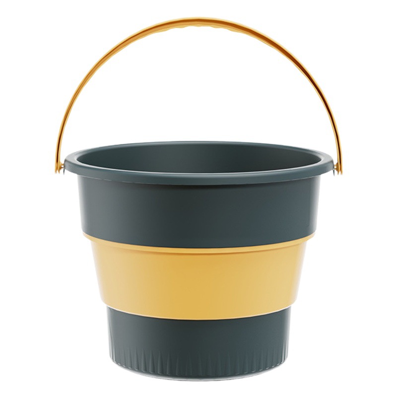 Folding Bucket Outdoor Fishing Bucket Large and Small Car Travel Car Wash Bucket Household Portable Plastic Bucket Lightweight