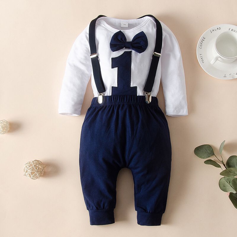 Picture of 2023 Amazon foreign-style baby and toddler foreign trade fashion trend Shin boy's suit British European and American fashion
