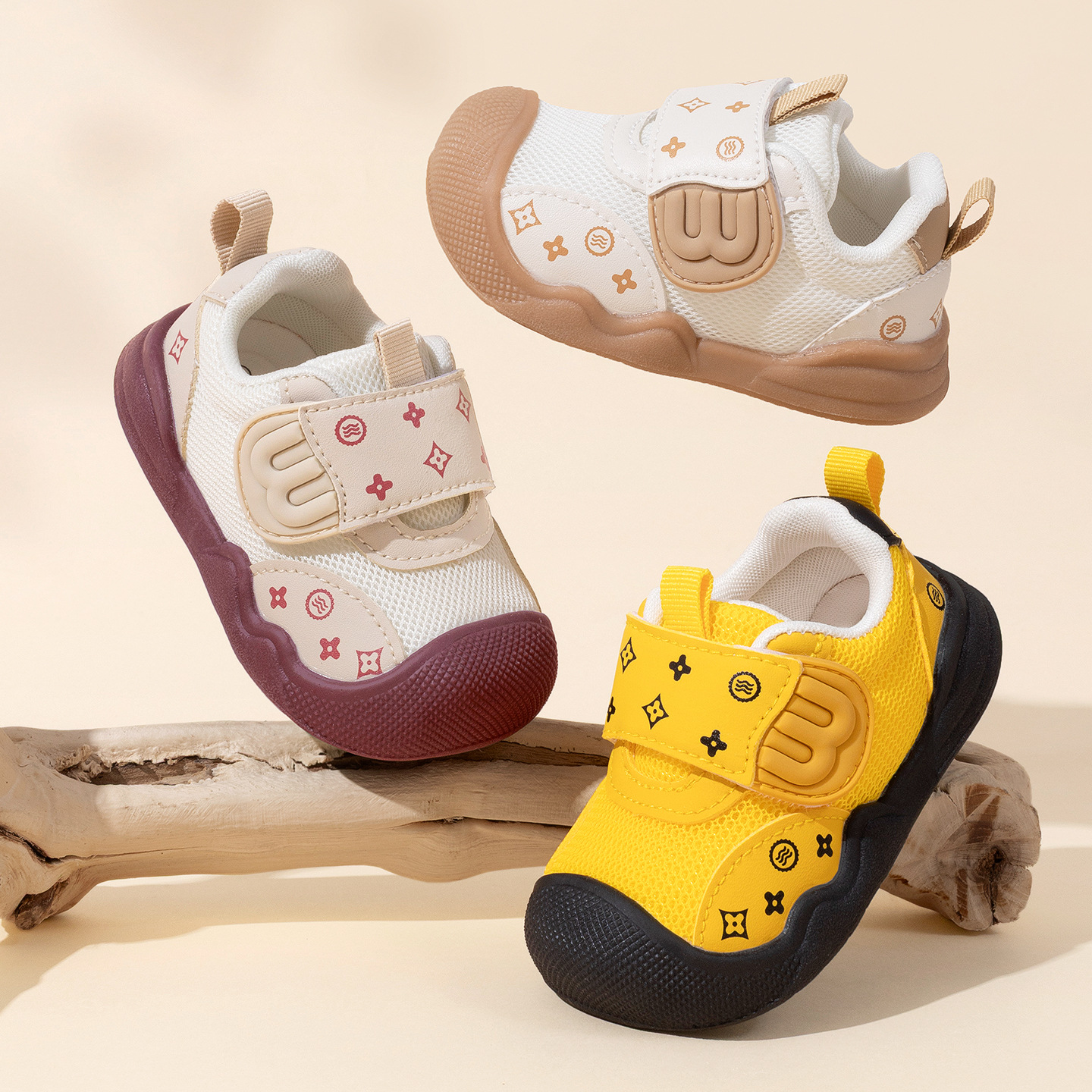 2025 New Spring and Autumn Toddler Shoes Baby Boys Shoes Non-Slip Soft Sole Baby Shoes Cotton Breathable Girls Shoes