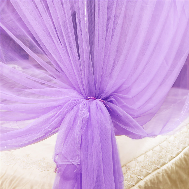 Picture of Mosquito Nets Home Thickened Three-door 1.5m Bedroom Double Court 1.8m Double Bed Princess Landing Mosquito Prevention