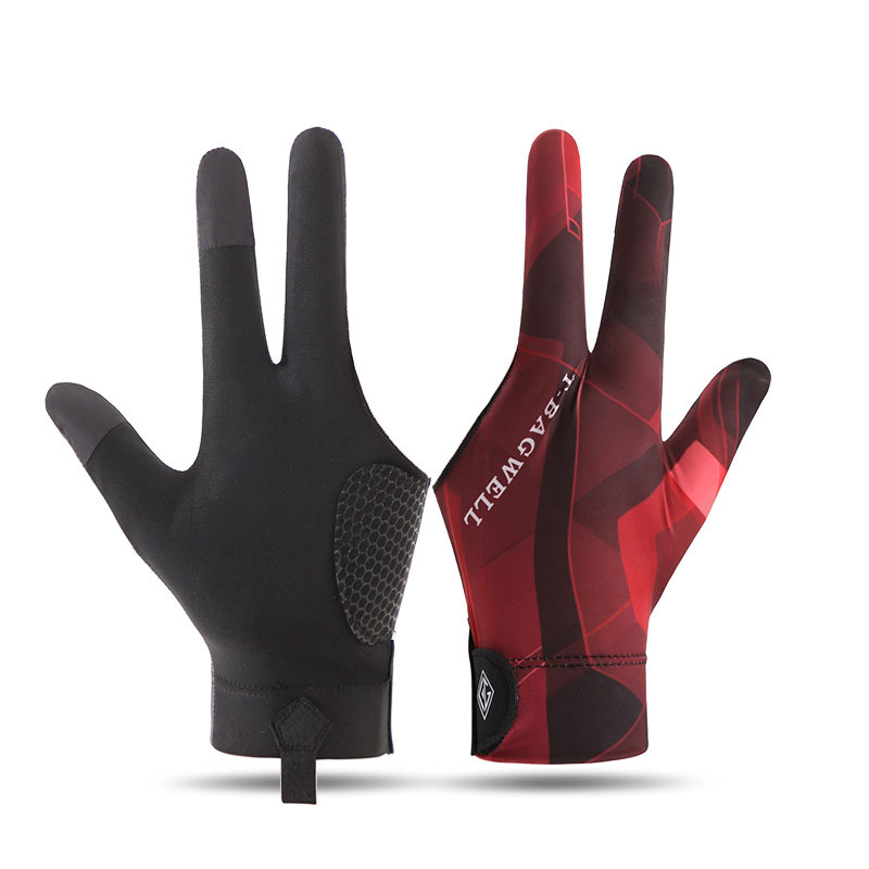 Picture of Professional Billiards Gloves Men's C5 Lightweight Breathable Three-Finger Full-Finger Gloves Snooker Table Tennis Non-Slip Gloves Can Be Single