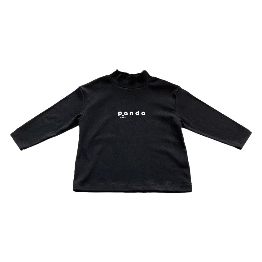 Develvet children's all-match turtleneck warm bottoming shirt autumn and winter children's clothing fun cute children's long-sleeved T-shirt top