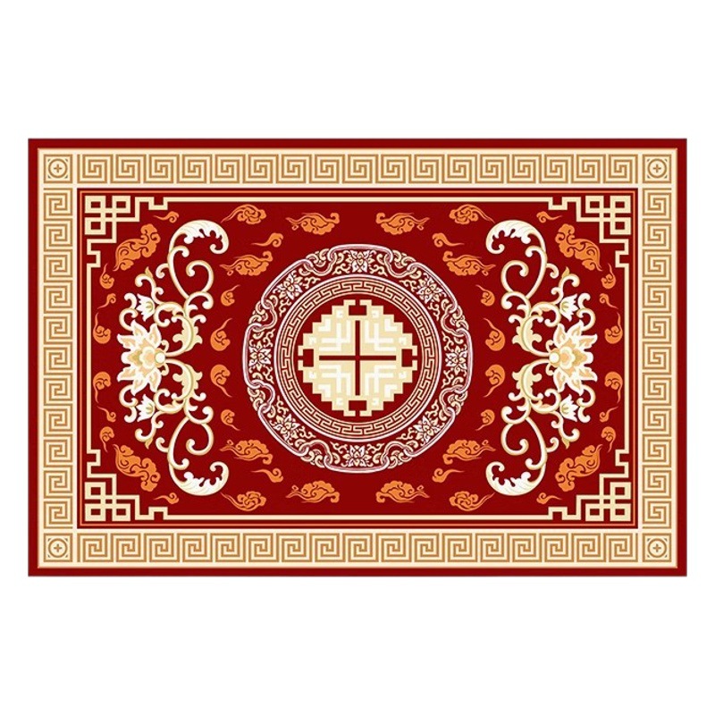 Entrance door mat household red carpet door mat door mat door mat living room carpet non-slip door mat
