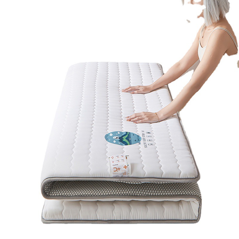 Picture of Soybean fiber mattress foldable home bed & breakfast tatami floor sleeping mat single double rental soft mattress wholesale