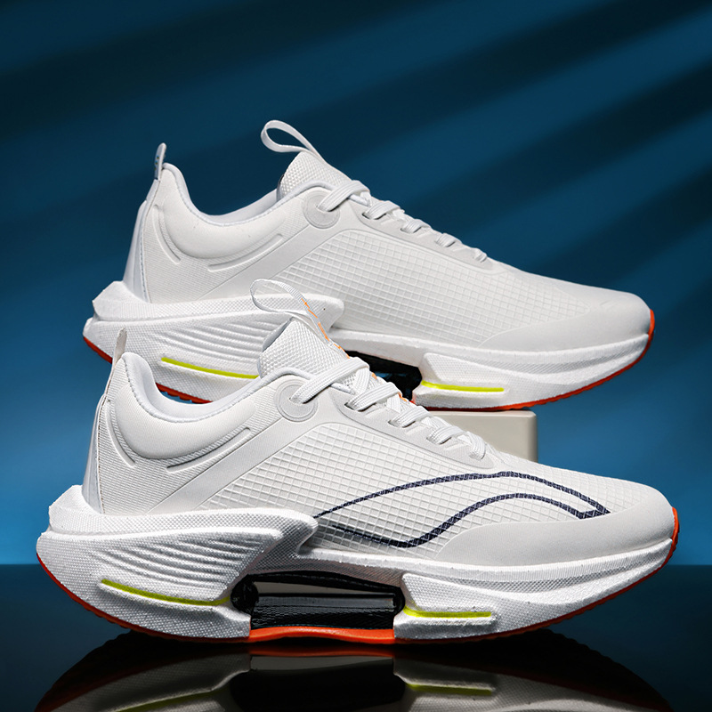 Shadow 3 Generation Running Shoes Lightweight Breathable Rebound Shock Absorption sneaker for Men and Women High School Entrance Examination Racing Carbon Board Running Shoes for Big Children