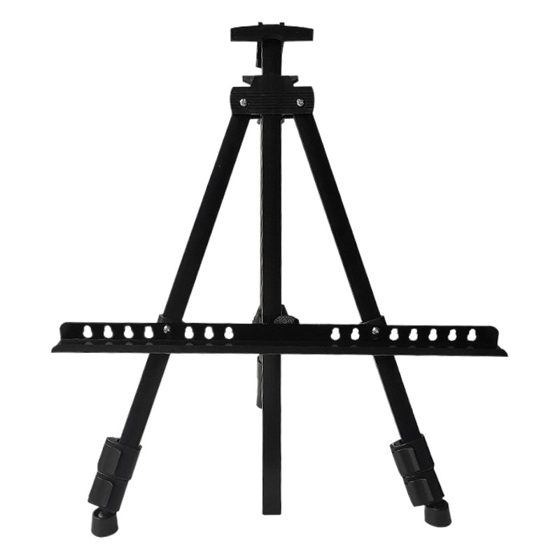 Factory iron easel drawing board Art sketch stand hand-cranked advertising display stand metal folding triangle iron easel