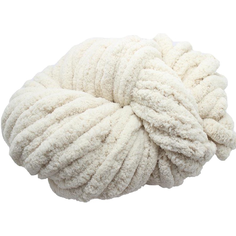 Coarse Wool Thick Chennel Blanket Throw Super Thick Iceland Wool Hand Woven Single Strand Super Thick Ice Strip Bag Cloud Bag