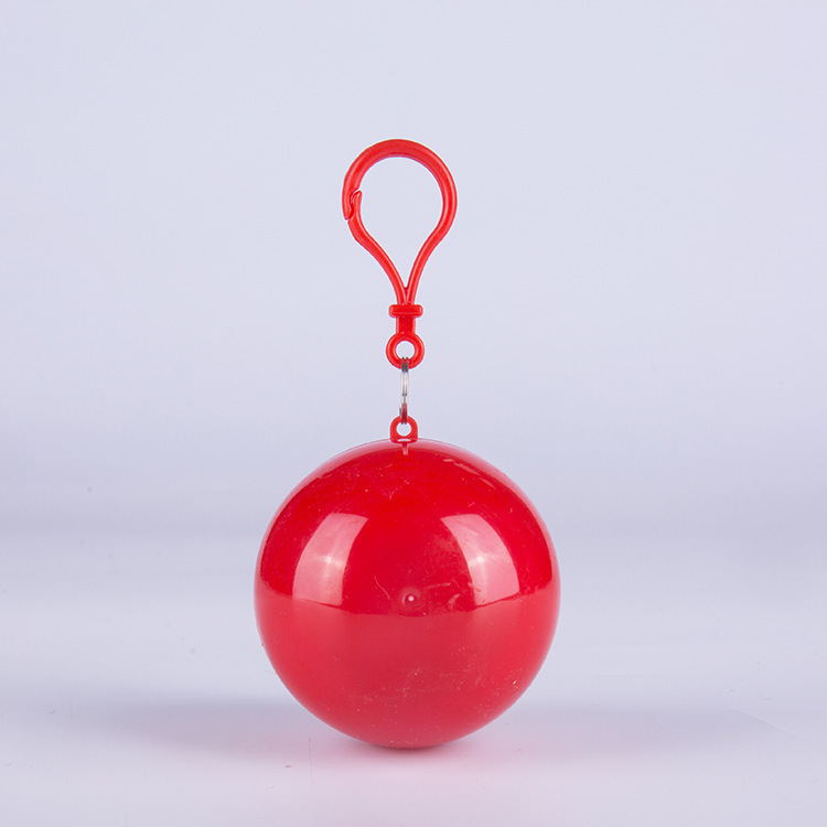 Picture of Portable Disposable Raincoat Ball Compressed Spherical Raincoat Outdoor Adult Travel Rafting Hangable Poncho Large Batch