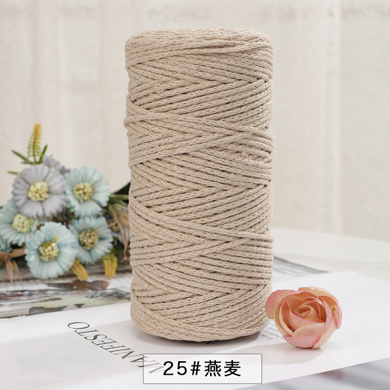 Picture of Explosions 2mm round strand hollow yarn European-style hook bag hollow Diy thread color multi-hand crochet collocation