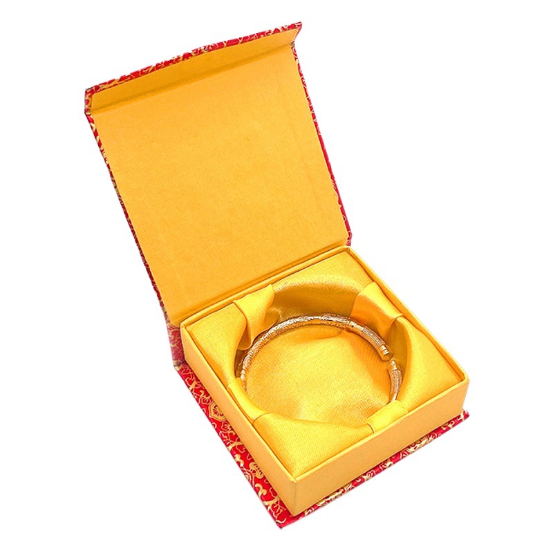 Red Golden Dragon Bracelet box jewelry packing box bracelet box printing earrings box jewelry Jade storage bracelet box