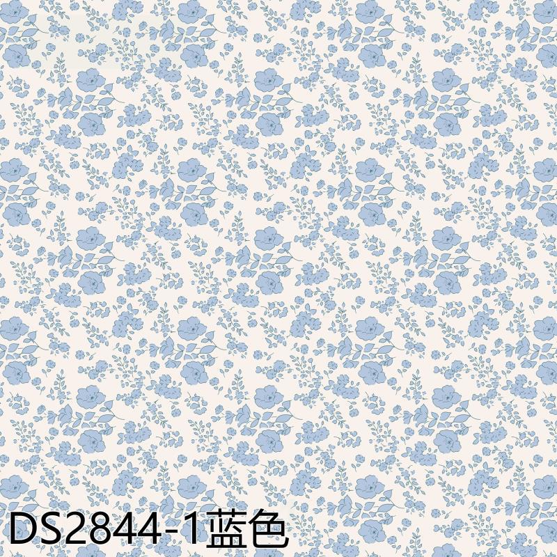 Picture of Chinese-Style Small Rose Flower 40-Count Pure Cotton Digital Printed Fabric, Pure Cotton Children's Clothing Fabric, Mosquito-Proof Pants Printed Fabric