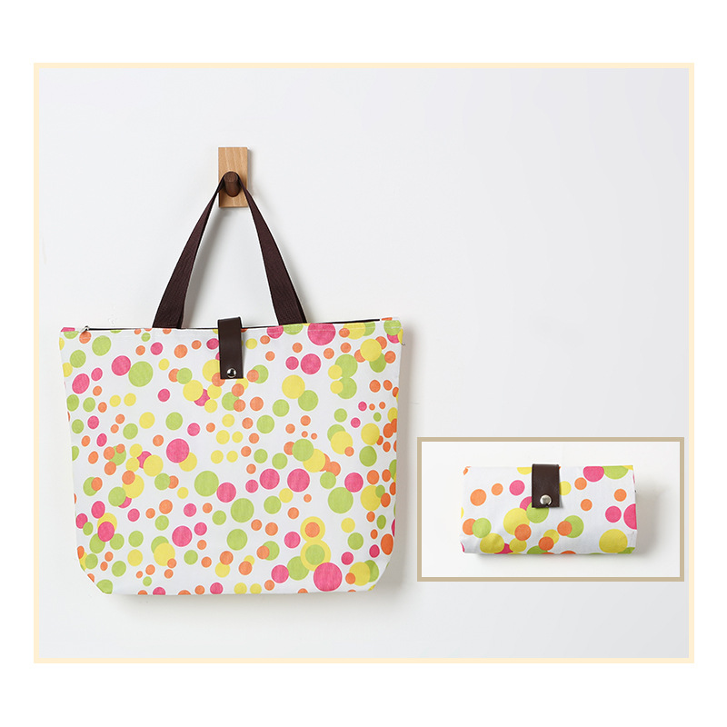 Picture of Oxford Cloth Foldableing Shopping Bag Satchel Shopping Bag Satchel Advertising Environmentally Friendly Foldableable Grocery Shopping Bag Customization
