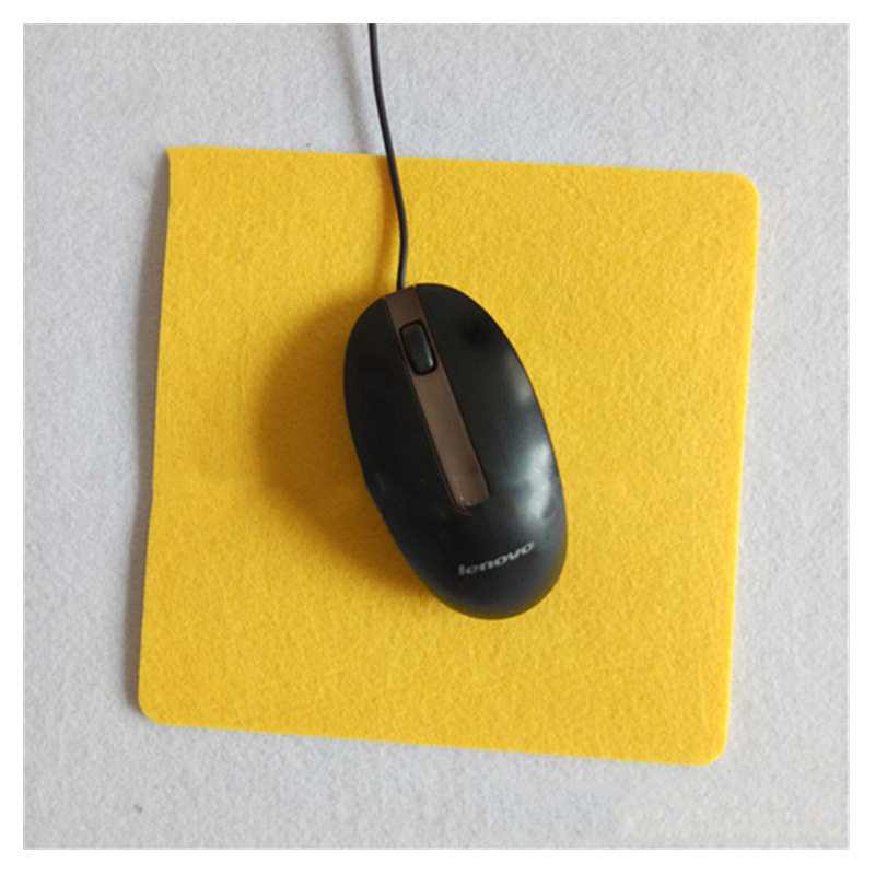 Picture of Ebay supplies felt mouse pad new logo advertising solid color table pad computer handmade notebook