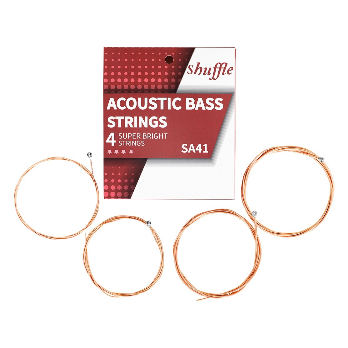 Shuffle electric bass string coated electric bass string wooden bass set string bass anti-rust bass string wholesale