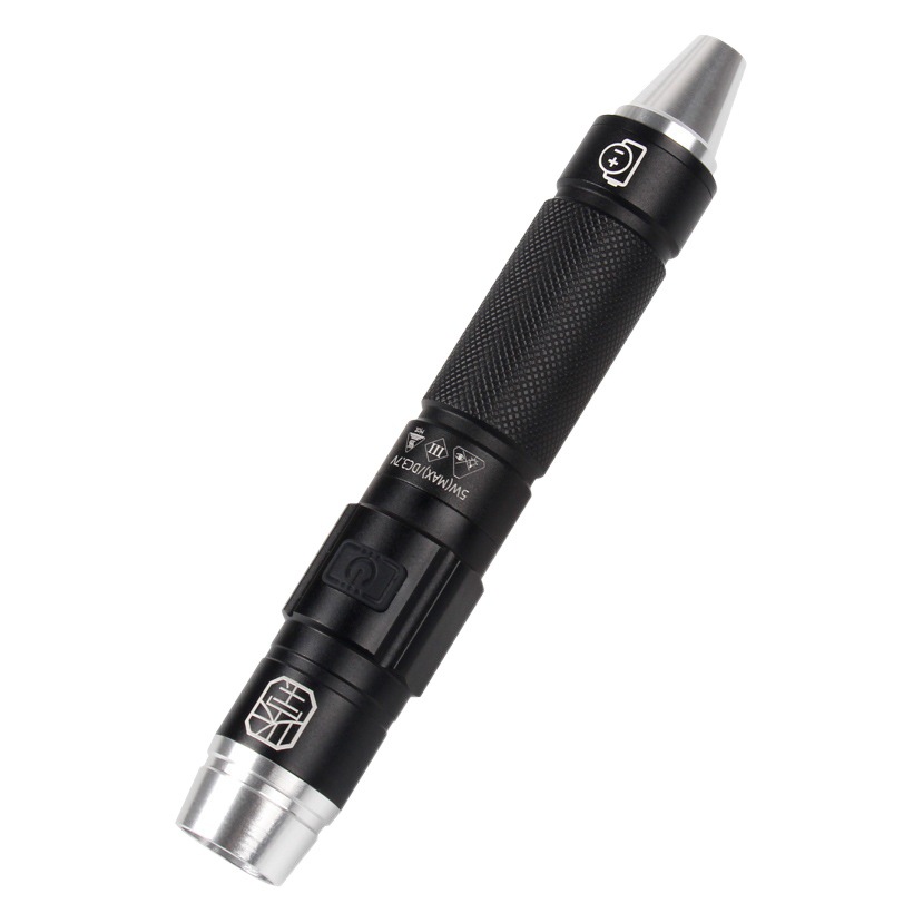 Four light sources shine on jade special strong flashlight Type-c charging identification jade jewelry text play crystal detection