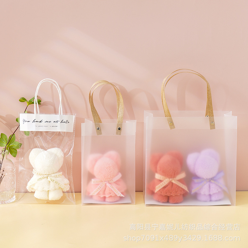 Picture of Bear Towel Hand Gift Wedding Candy Wedding Shop Birthday Wedding Ceremony Teacher's Day Mid-Autumn Festival Hand Gift Towel
