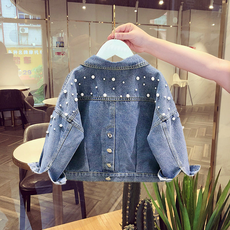 Picture of 2025 New Fashionable Toddler Spring Clothing for Girls, Children's Clothing, Girls' Denim Jacket, Spring and Autumn Style
