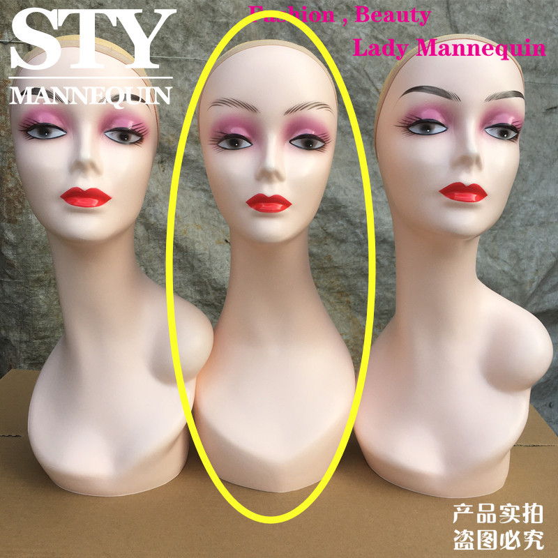 Picture of STY head model export best-selling dummy head model fashion female wig head model head model window display model head model