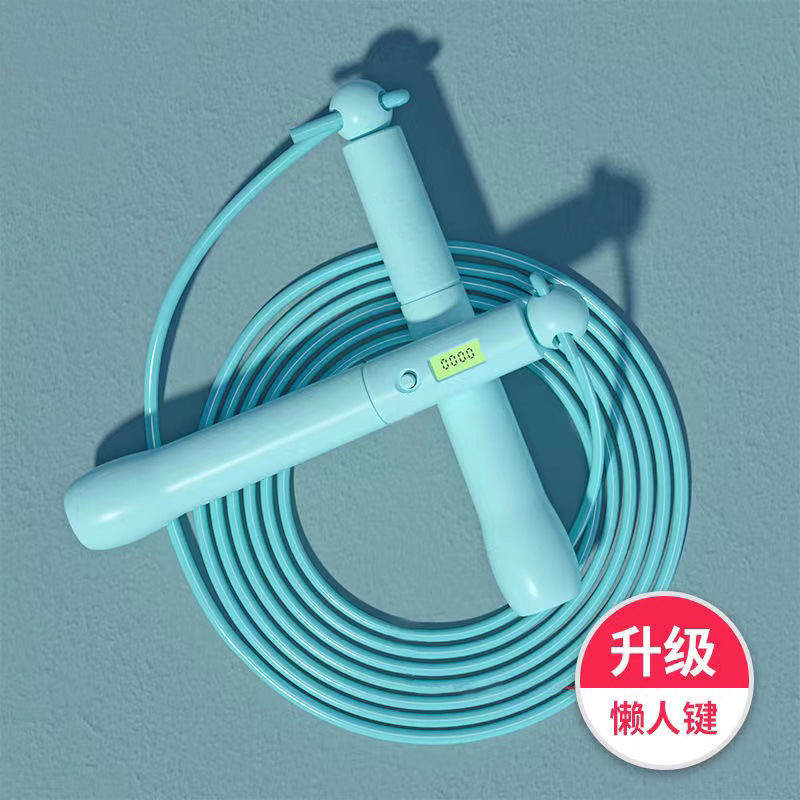 Rope skipping electronic children's counting test fitness exercise non-knotting detachable smart counting fat burning student training
