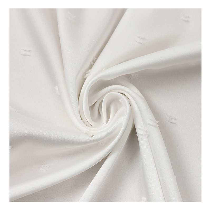 Elastic satin Satin Ice Silk jacquard fabric spring and summer pajamas women's dress home wear fabric wholesale