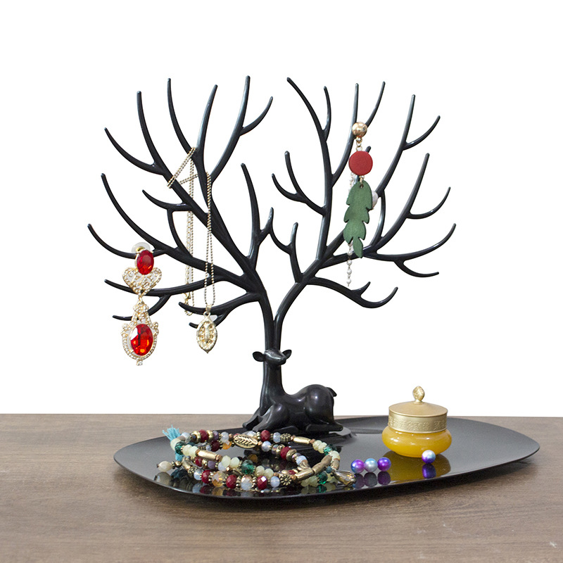 Picture of Fawn Goo Card Hanger Earring Rack Bracelet Jewelry Storage and Finishing Hanger Antler Tree Earrings Jewelry Display Rack