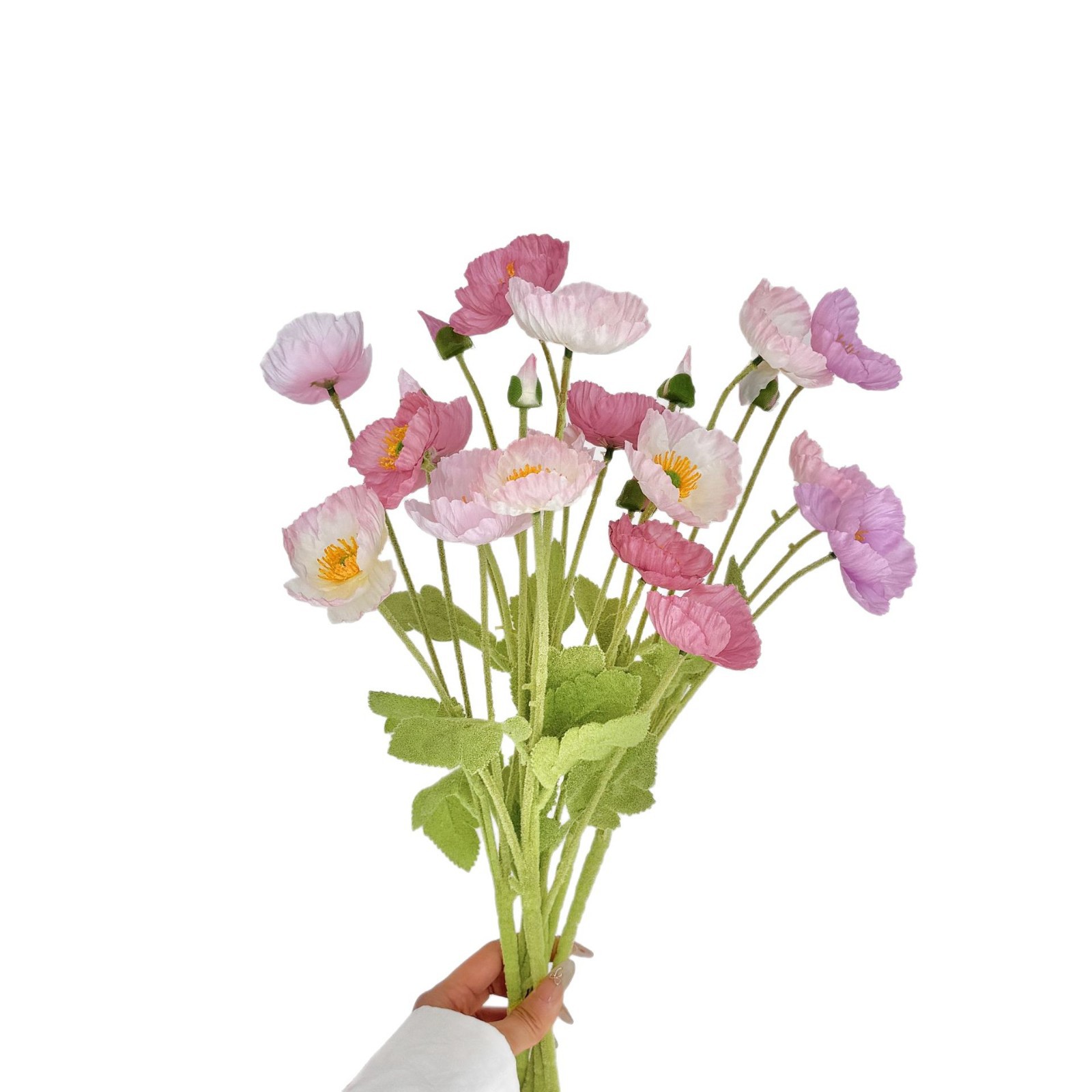 Picture of Poppy Artificial Flowers, High-End Realistic Wedding Scene Layout, Home Decoration Ornaments, Artificial Flowers, Silk Flowers, Artificial Flowers