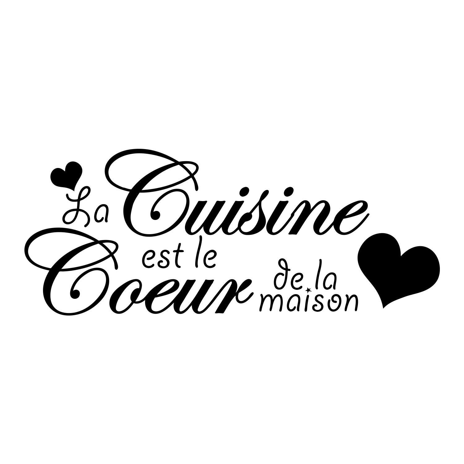 Picture of Love cuisine carved cross-border removable fashion creative wall stickers Kitchen restaurant background decoration ph2283