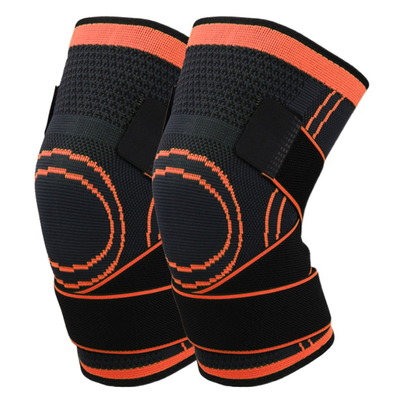 Cross-border wholesale strap sports knitted knee pads running basketball mountaineering cycling badminton breathable joint guards