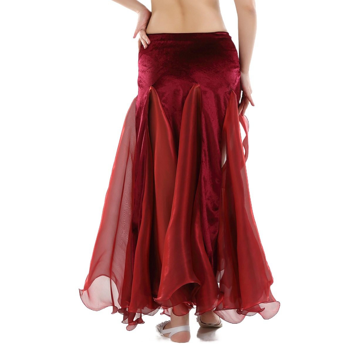 Velvet Skirt Belly Dance Amazing Hot Performance Clothes Dance Clothing Quality Source Factory Direct Supply