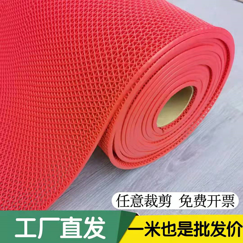 Hollow Non-slip Mat Kitchen Water-proof Plastic Door Mat Swimming Pool Corridor Bathroom Toilet Bathroom Floor Mat