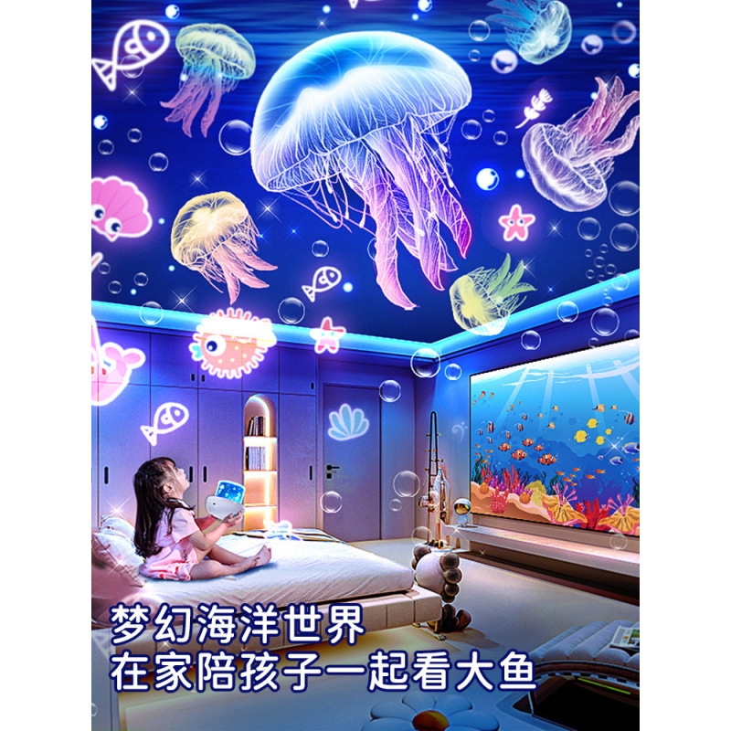 Wan Mars Sky Projector Night Light Toy Bedroom Light Baby's Breath Atmosphere Kids Girls Birthday Gifts 2025