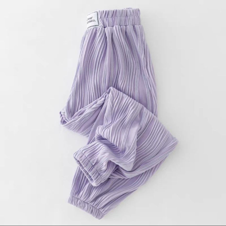 Picture of Girls' Summer Pants Ice Silk 2024 New Style Middle and Large Children's Thin Anti-mosquito Pants Summer Casual Sports Pants Trendy