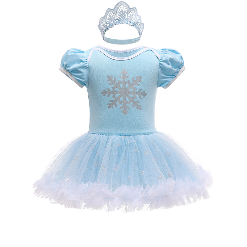 Picture of Halloween Children's Clothing, Short-Sleeved Pullover, Baby Baby Hooded Princess Jumpsuit, Romper Dress
