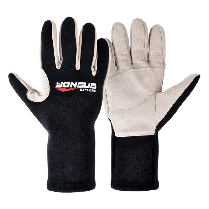 2mm Outdoor Gloves, Warm Diving Equipment, Cold and Windproof Water Supplies, Super Fiber Diving and Fishing Gloves