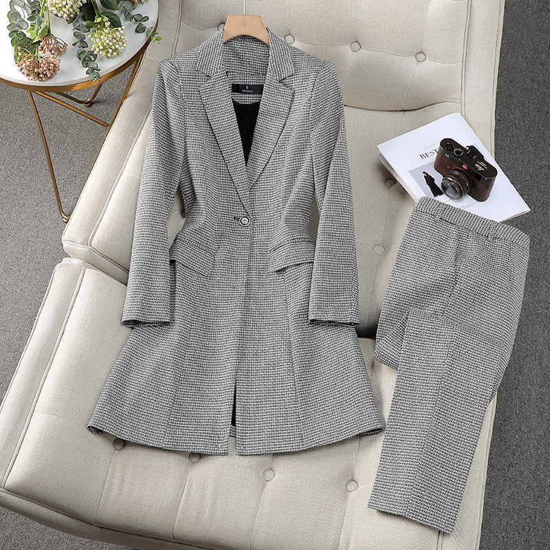 Picture of Business Wear Women's Cross-border Autumn and Winter New Fashion Formwork Suit Business Casual Suit Work Clothes