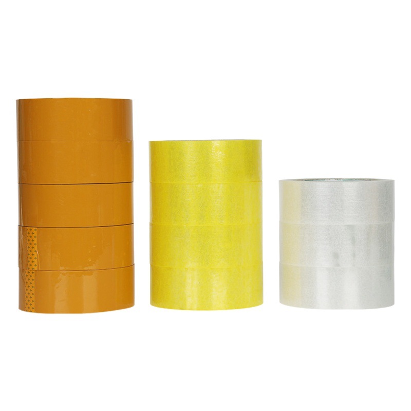 Transparent sealing tape manufacturers wholesale express packaging high-stick large roll tape sealing BOPP wear-resistant tape