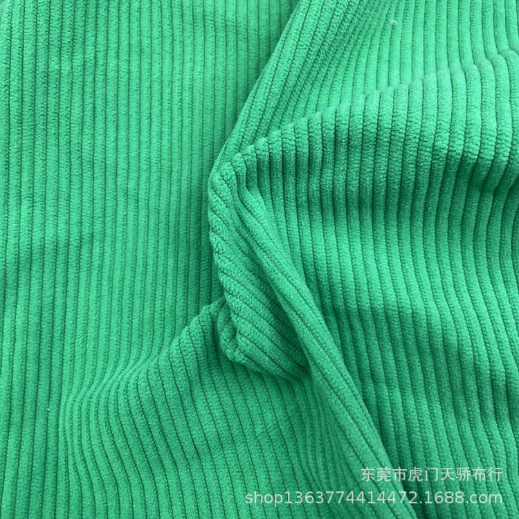 Woven cotton-like 8-pit corduroy material woven cotton feeling 8-pit polyester corduroy casual clothing shoes and hats box packing material