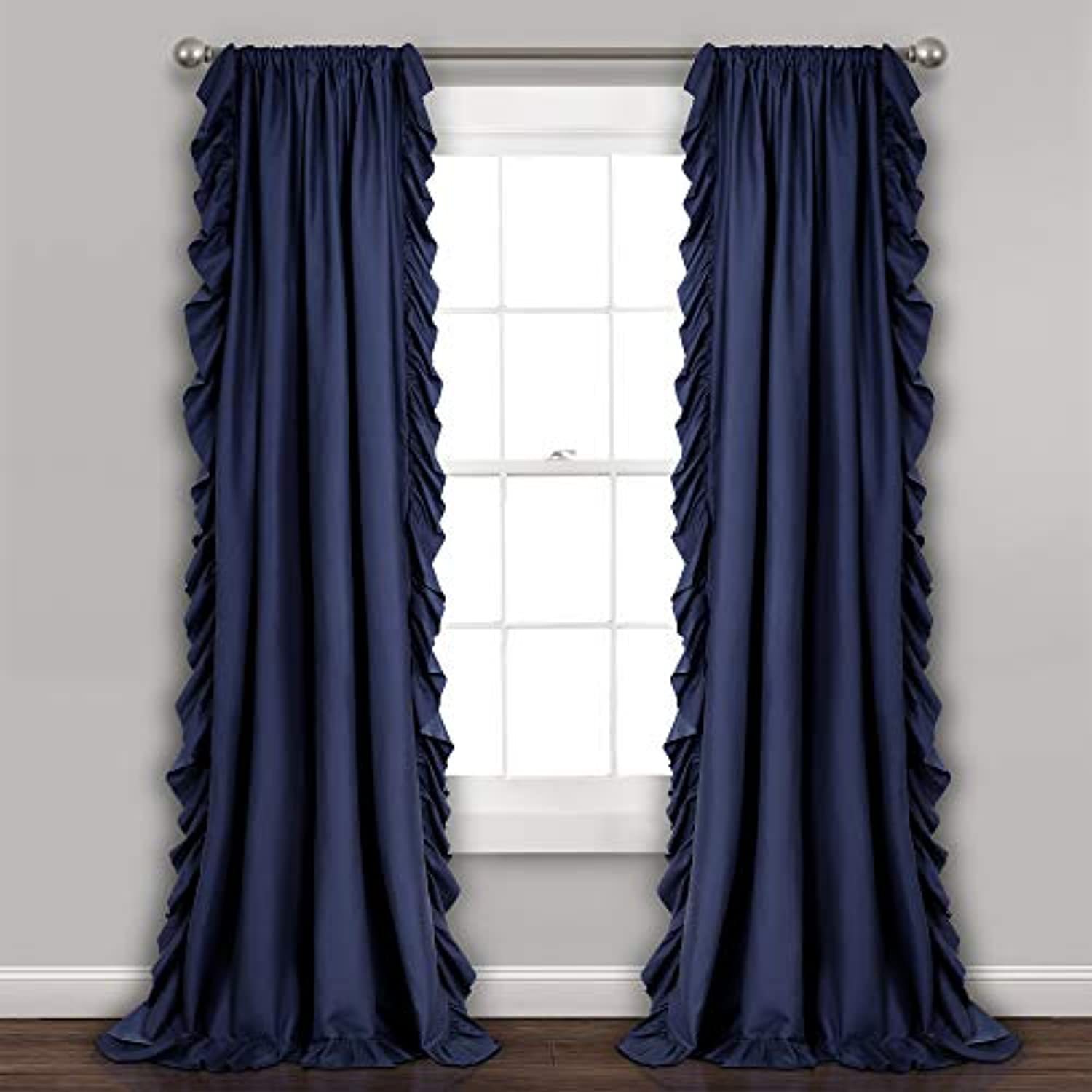 Picture of EBAY cross-border factory Amazon ins ruffled pleated window finished Princess decorative curtain pure white short curtain