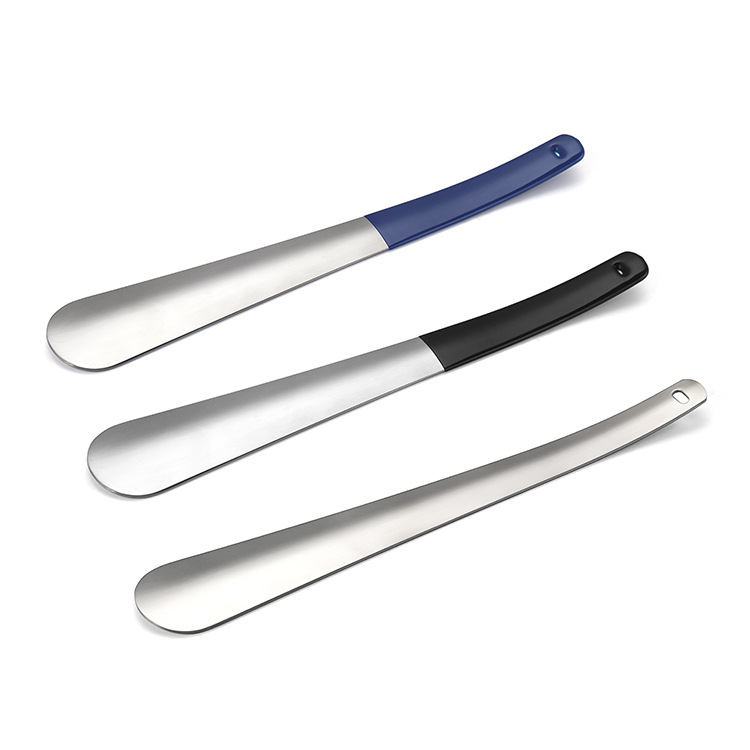 Picture of Directly Supplied by the Manufacturer, Metal Stainless Steel Shoehorn, Thickened Shoehorn, Extended Shoe Lifter, Shoe Wearing Tool, 30cm Long, Extra-Long