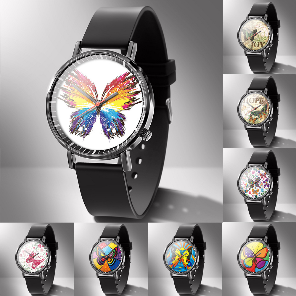 MISS WHITE Hot sale retro color Butterfly series Watch casual fashion watch wrist watch